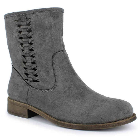 Dolce Shoes - Dolce by Mojo Moxy | Jody Bootie Gray Suede Boots